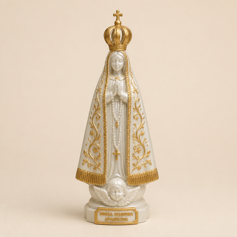 Estatueta de Nossa Senhora Aparecida impressa em 3D